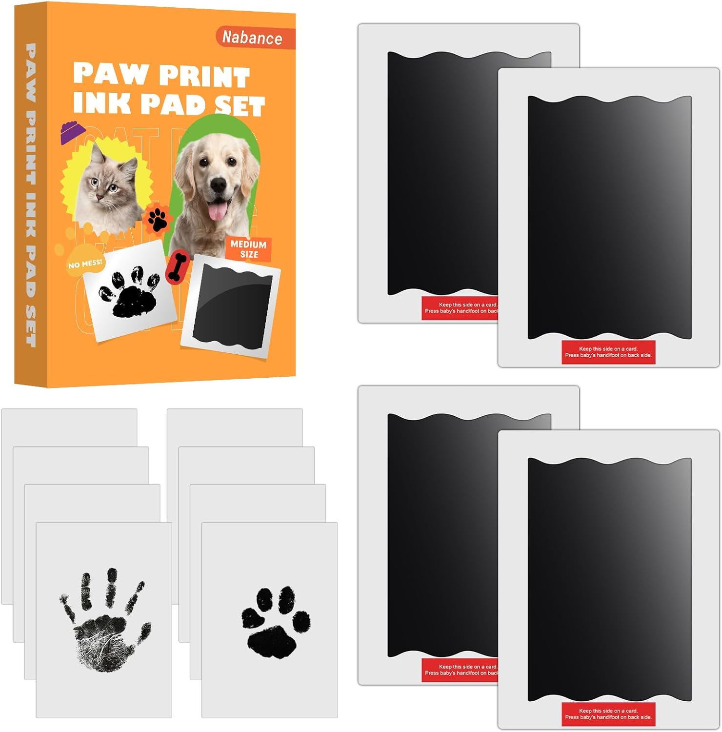 Baby Products Gift Card - 4 Clean Touch Ink Pads &