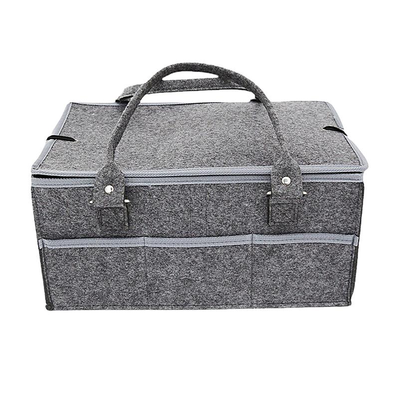 Baby Products Basket - Baby Felt Storage Nursery Organizer Basket