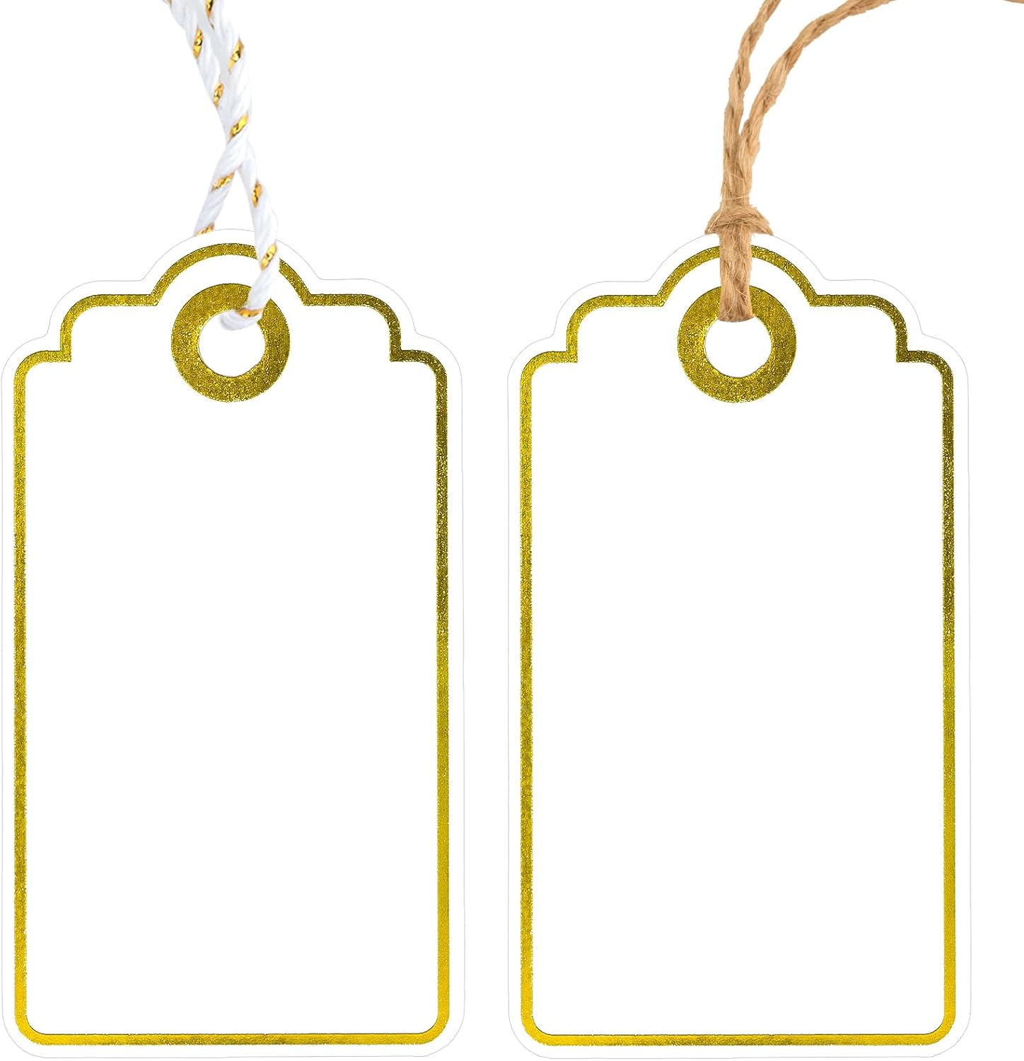 Gold Foil Gift Tags with Strin - Baby Products To Gift 리뷰 및 가격