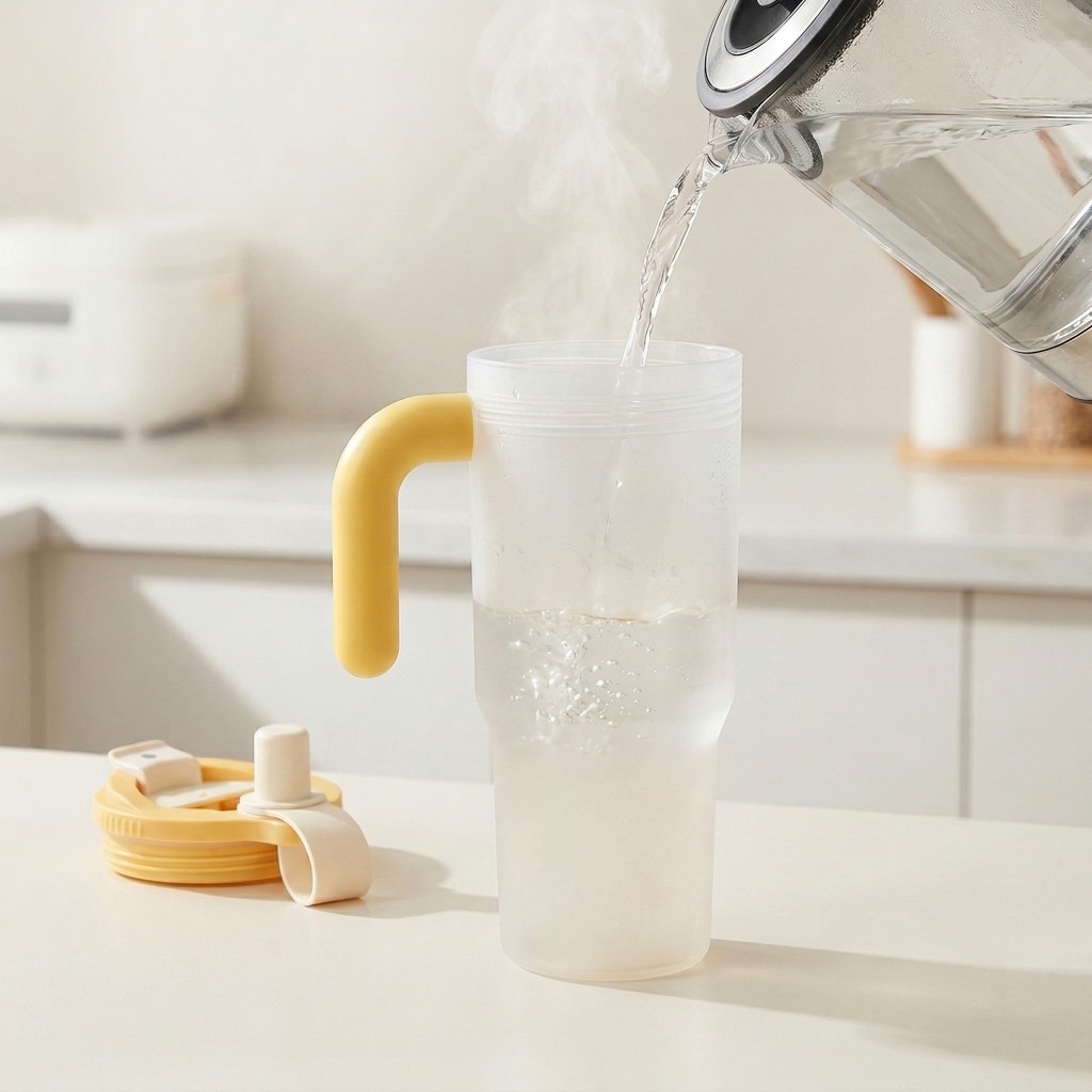 Transparent Plastic Water Cup  - Portable Bottle Warmer 리뷰 및 가격