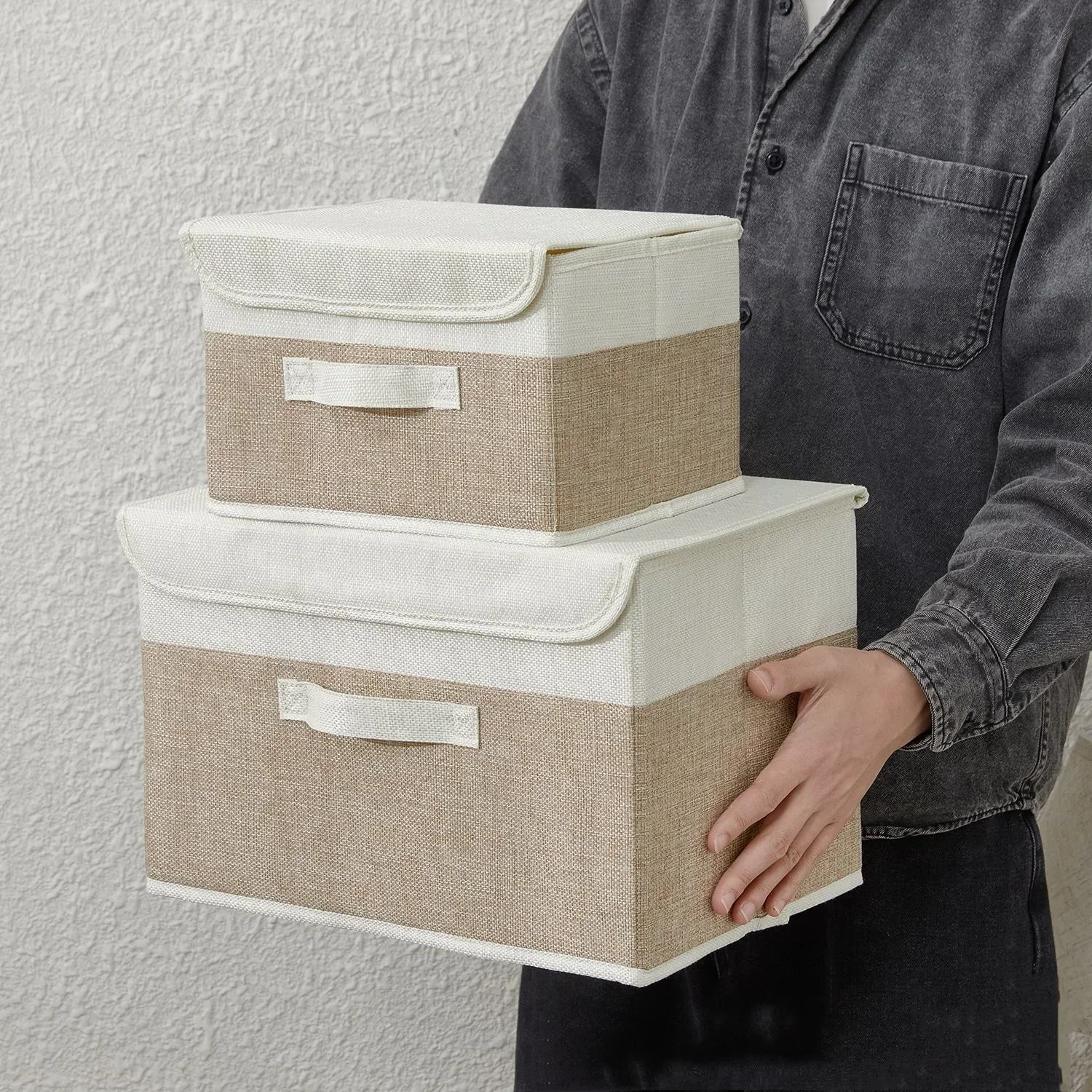 Large-capacity Linen Fabric St - Baby Products Basket 리뷰 및 가격