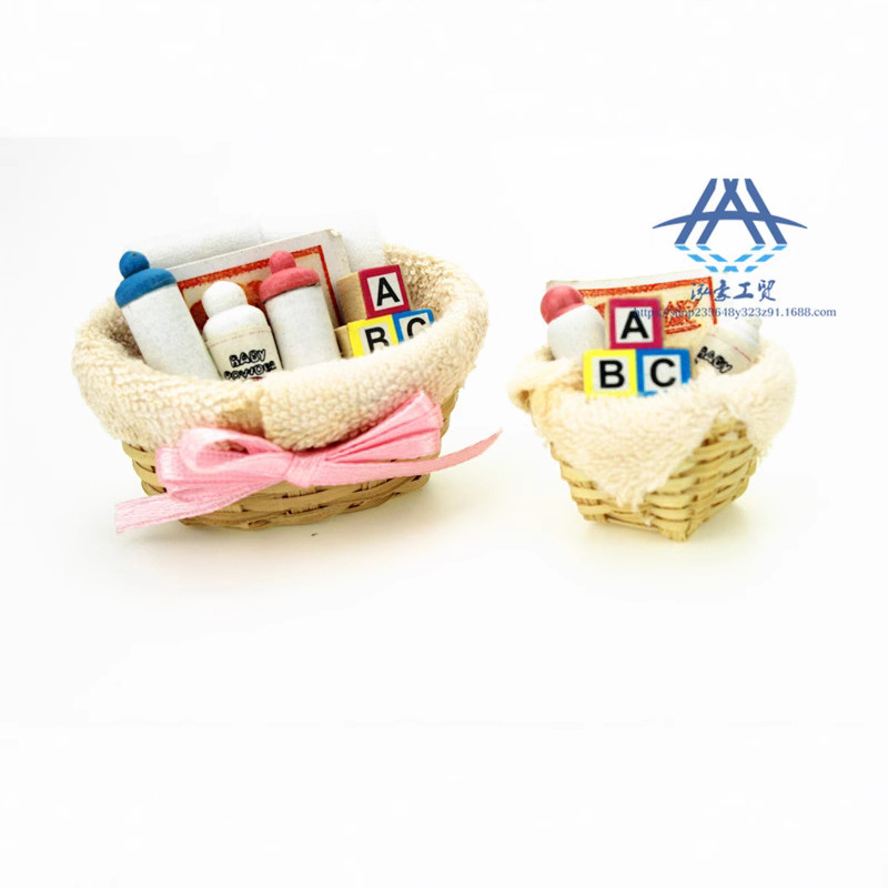1:12 Cute Mini Milk Powder Bab - Baby Products Basket 리뷰 및 가격