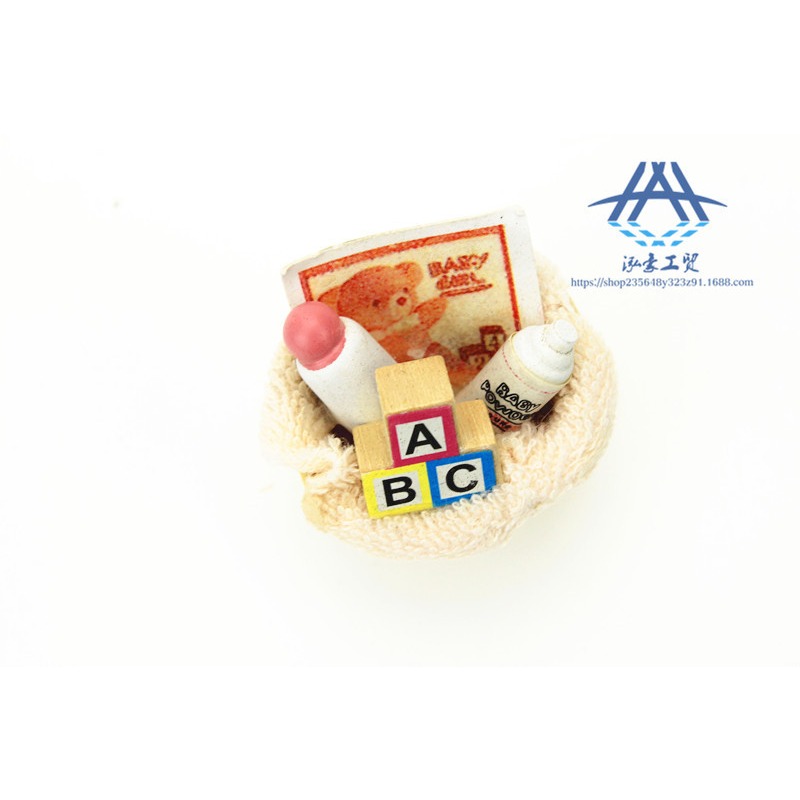 1:12 Cute Mini Milk Powder Bab - Baby Products Basket 리뷰 및 가격