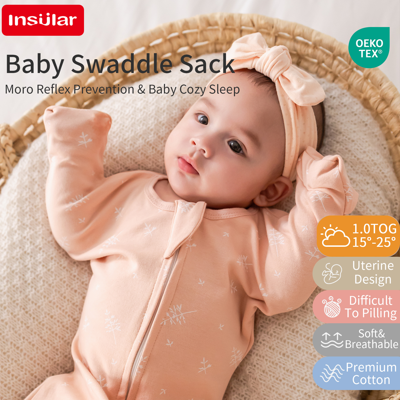 INSULAR 100% Cotton Baby Sleep - Baby Sleep Sack 리뷰 및 가격
