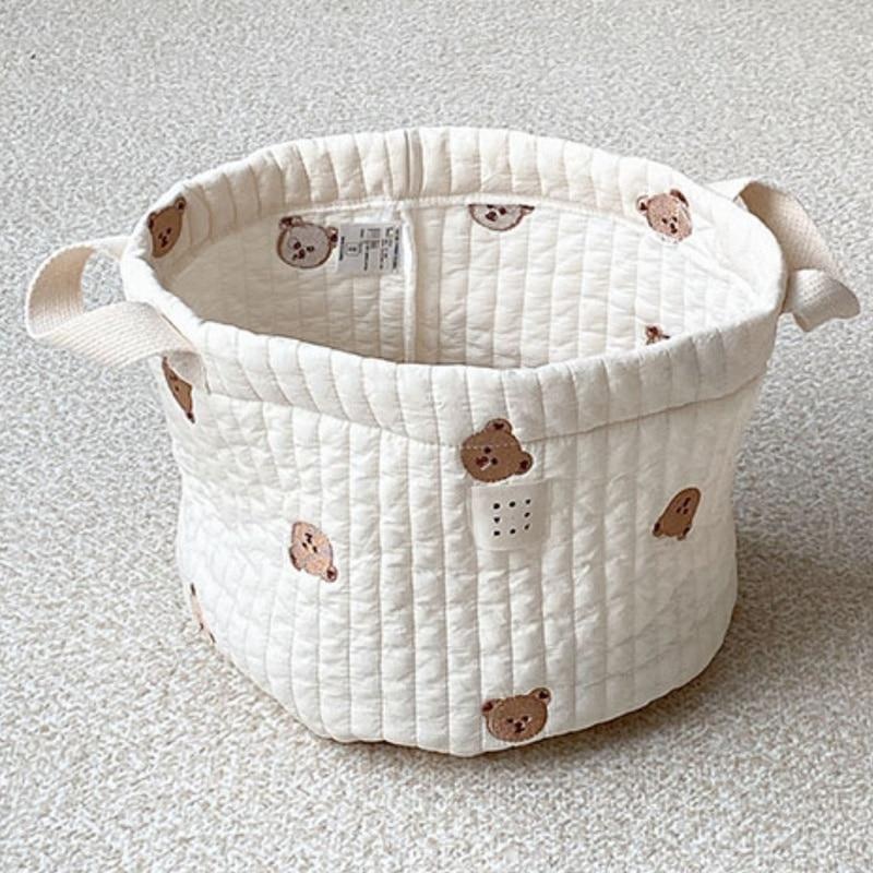 Cute Bear Embroidery Diaper Ba - Baby Products Basket 리뷰 및 가격