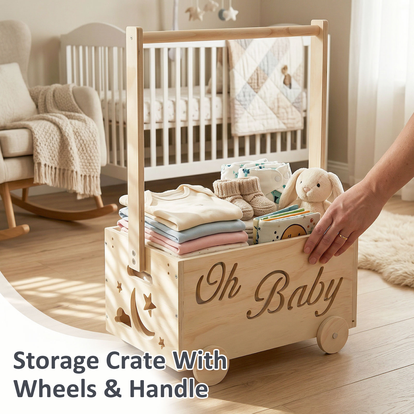 New Baby Shower Crate Closet W - Baby Products Basket 리뷰 및 가격