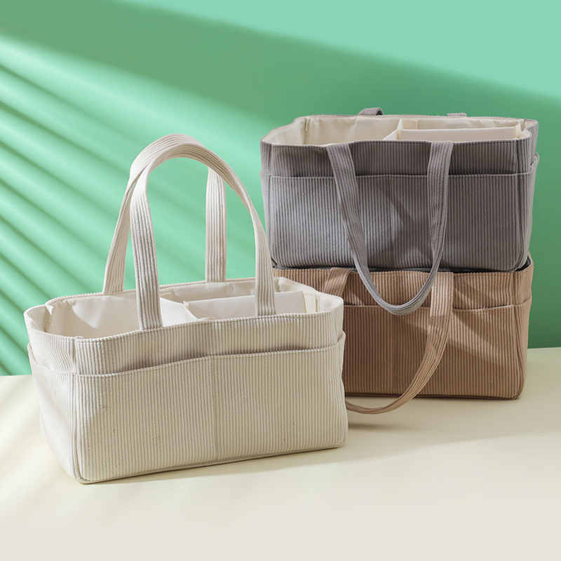 New Corduroy Diaper Caddy Orga - Baby Products Basket 리뷰 및 가격