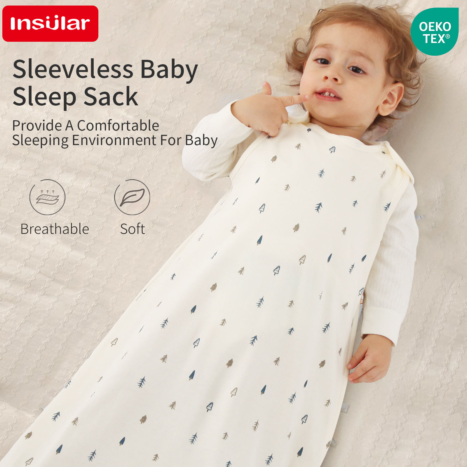 New Sleeveless 100% Cotton Ves - Baby Sleep Sack 리뷰 및 가격