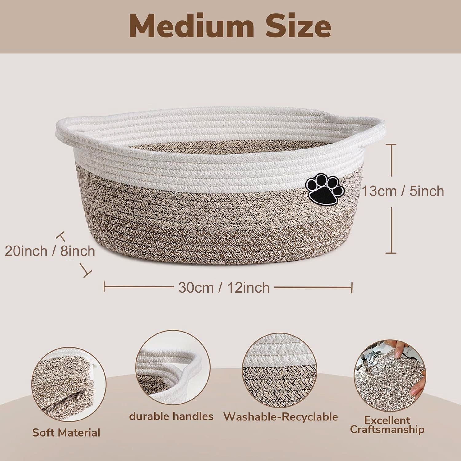 Dog Toy Basket Small Gift Bask - Baby Products Basket 리뷰 및 가격