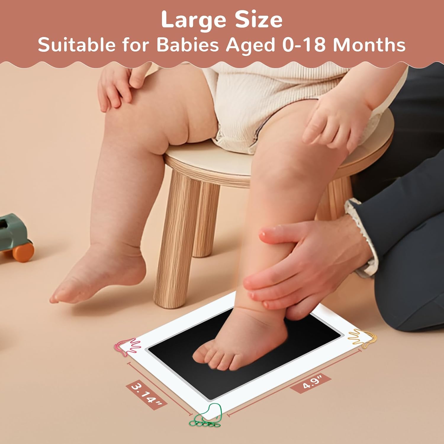 Large Baby Inkless Handprint & - Baby Products Gift Card 리뷰 및 가격