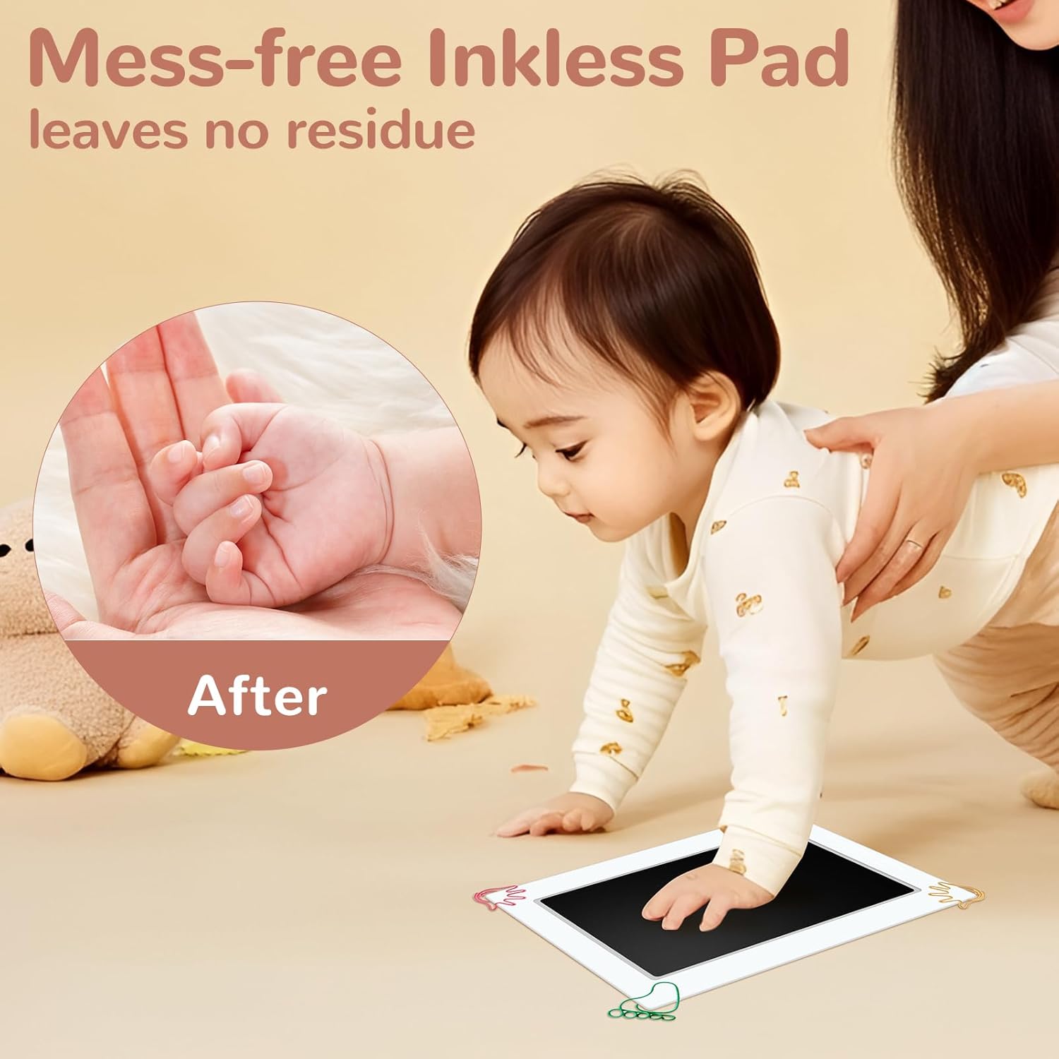 Large Baby Inkless Handprint & - Baby Products Gift Card 리뷰 및 가격